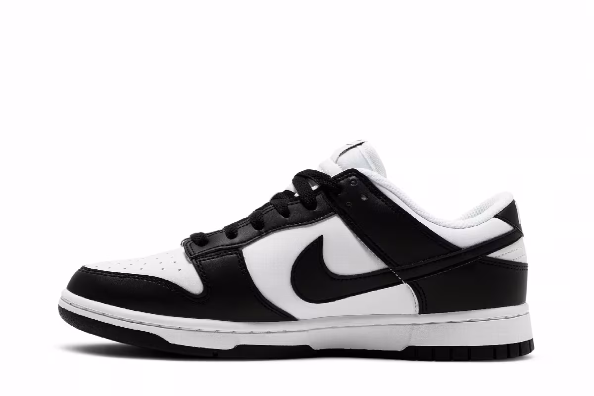 Nike Women's Dunk Low Next Nature Black White - White Sockliner, view 4
