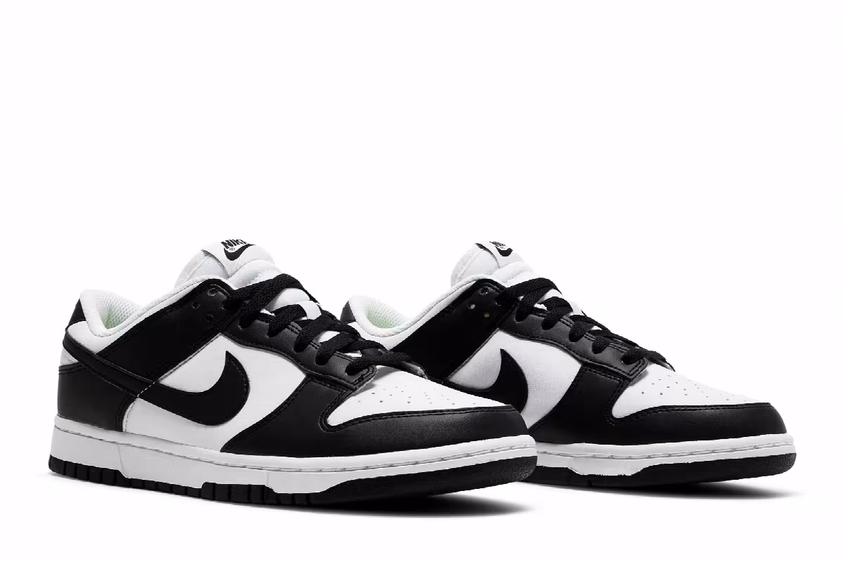 Nike Women's Dunk Low Next Nature Black White - White Sockliner, view 9