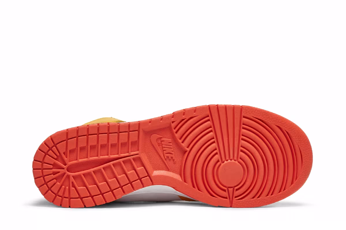 Nike Women's Dunk High University Gold Orange, view 5