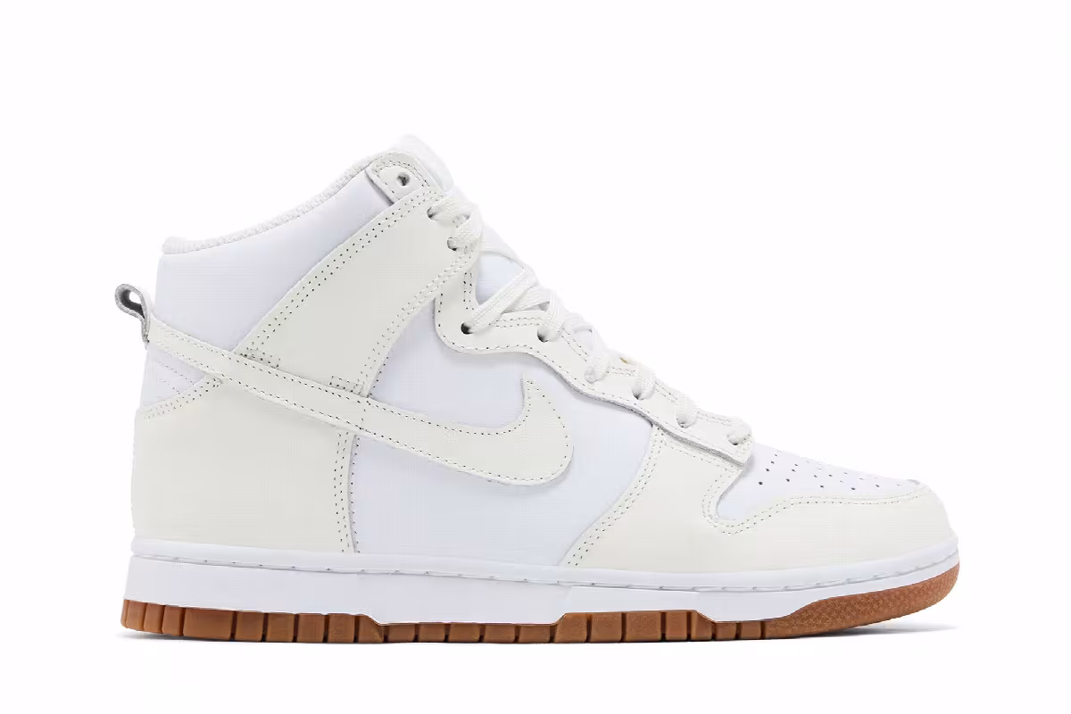Nike Women's Dunk High Sail Gum, view 2