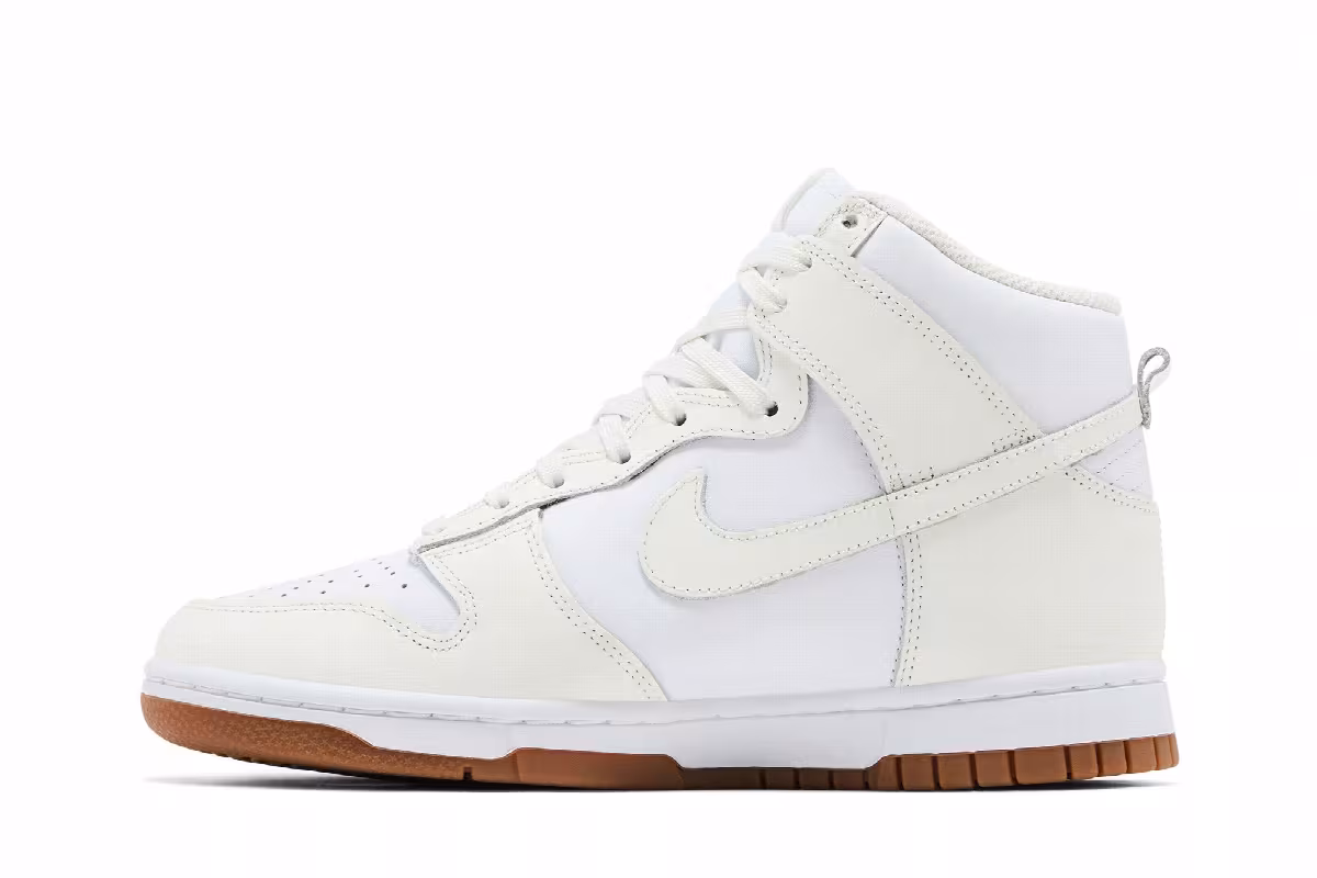 Nike Women's Dunk High Sail Gum, view 4
