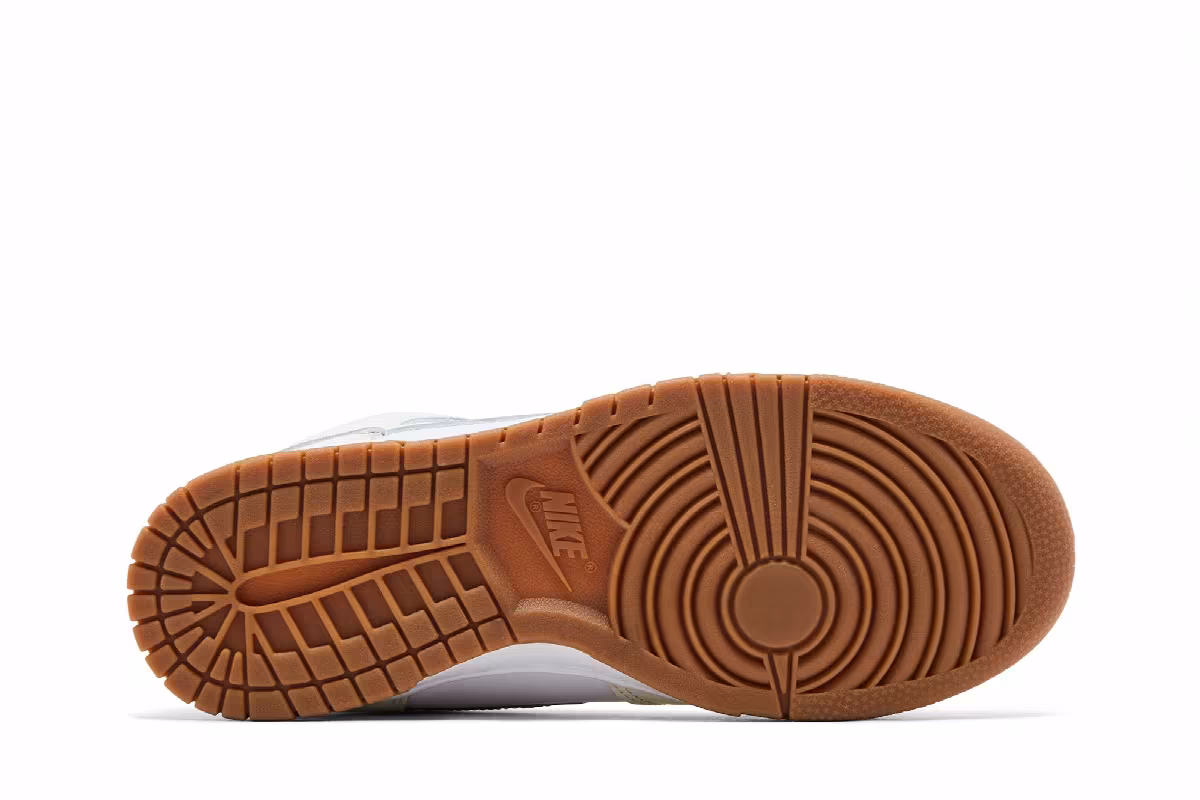 Nike Women's Dunk High Sail Gum, view 5