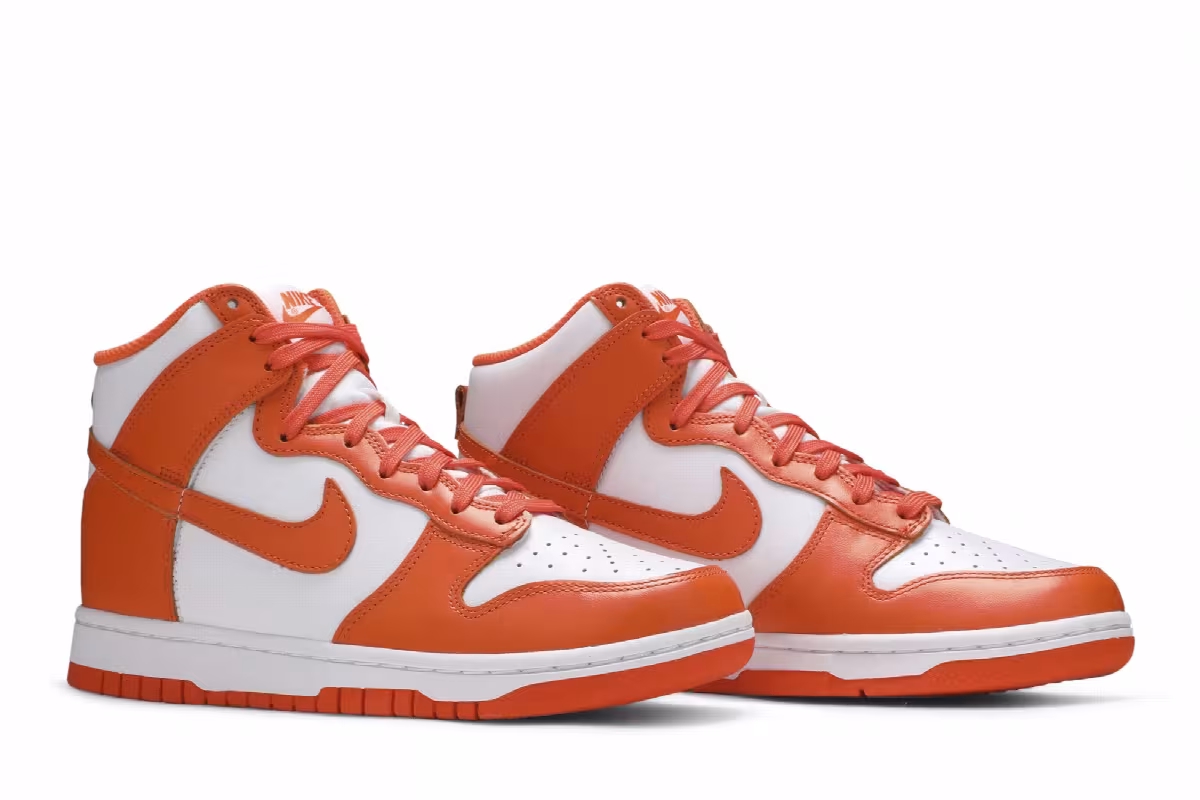 Nike Women's Dunk High Orange Blaze 2021, view 9