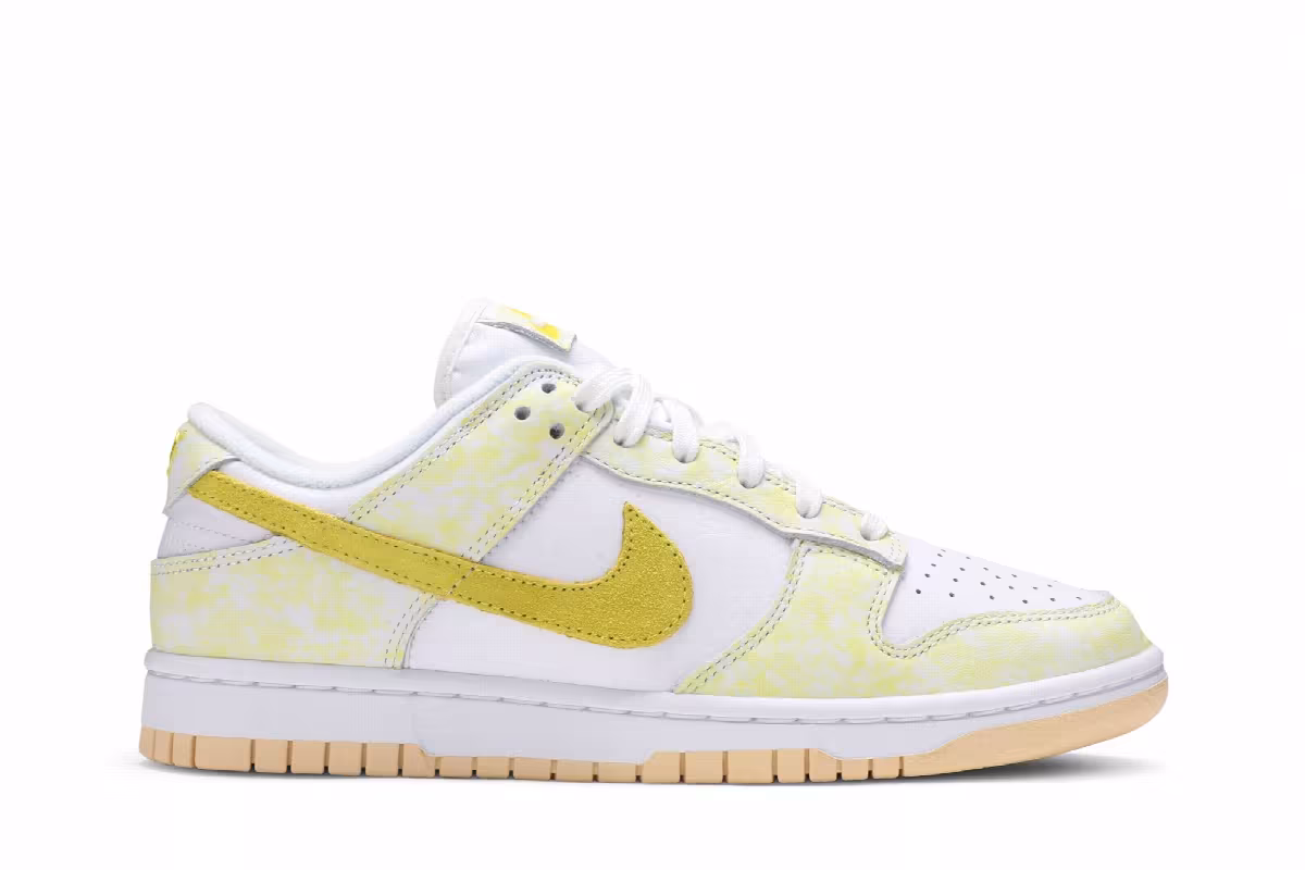 Nike Women's Dunk Low OG Yellow Strike, view 2
