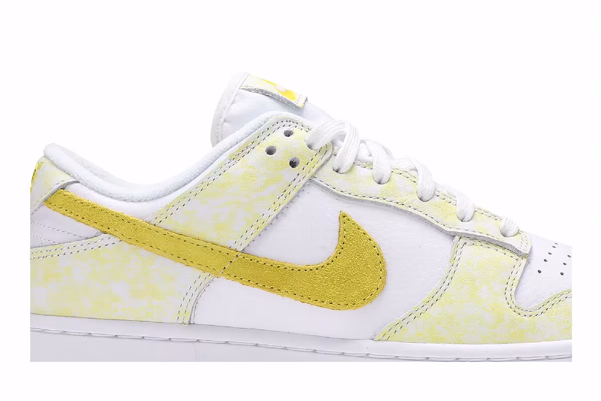 Nike Women's Dunk Low OG Yellow Strike, view 3