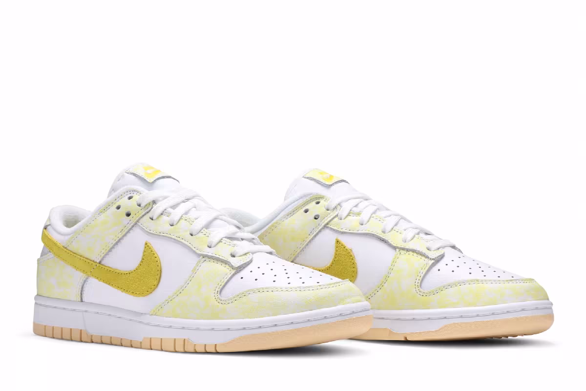 Nike Women's Dunk Low OG Yellow Strike, view 9
