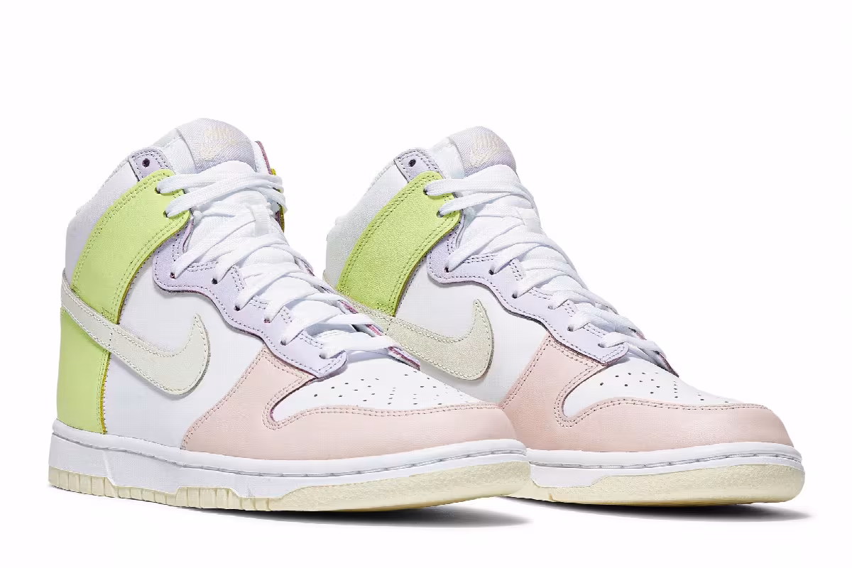 Nike Women's Dunk High Lemon Twist, view 9