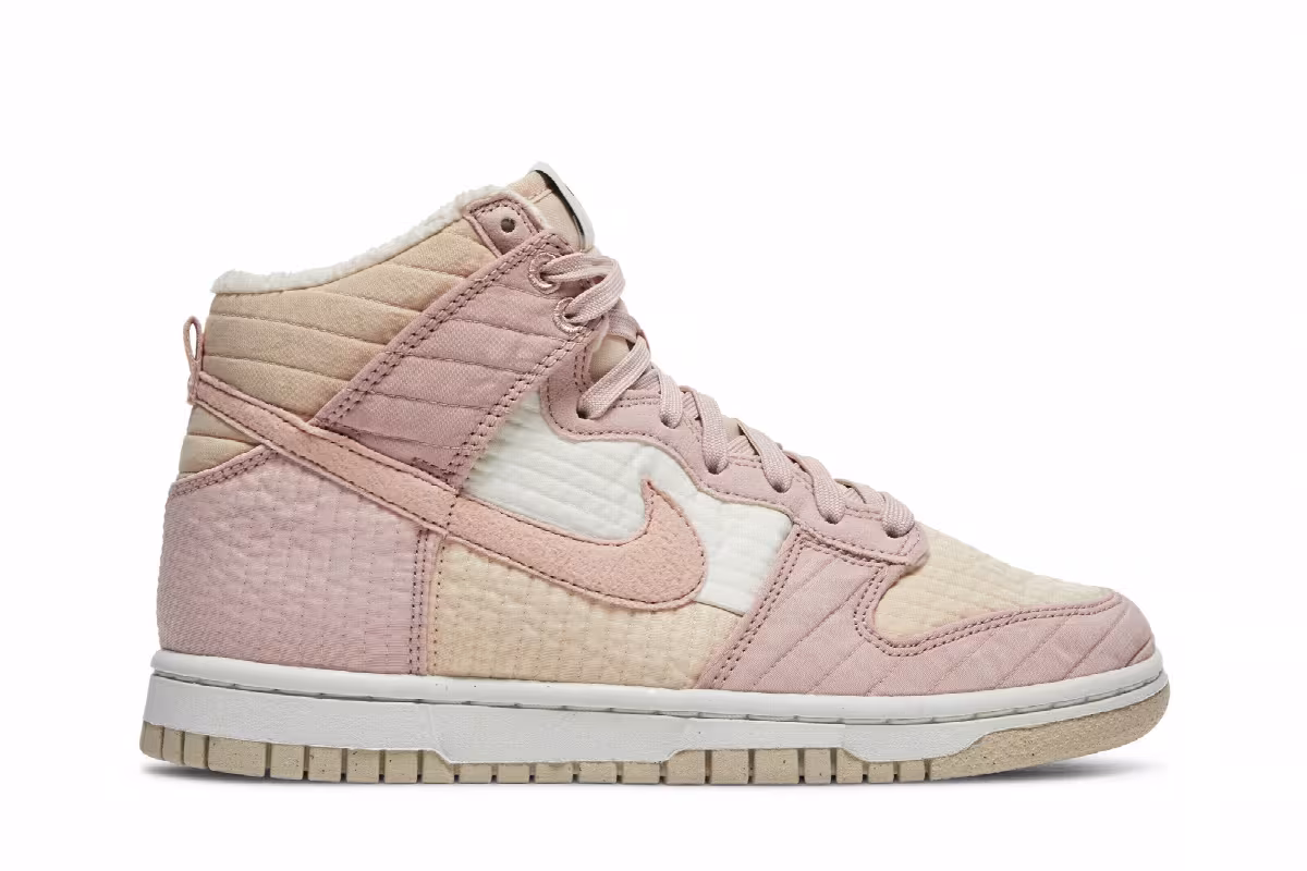 Nike Women's Dunk High LX Next Nature Toasty - Pink Oxford, view 2