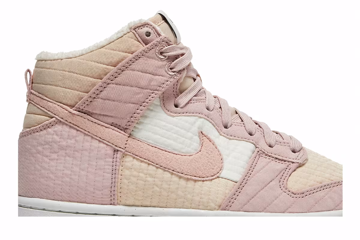 Nike Women's Dunk High LX Next Nature Toasty - Pink Oxford, view 3