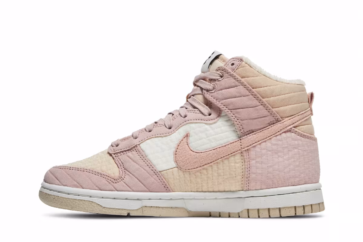 Nike Women's Dunk High LX Next Nature Toasty - Pink Oxford, view 4
