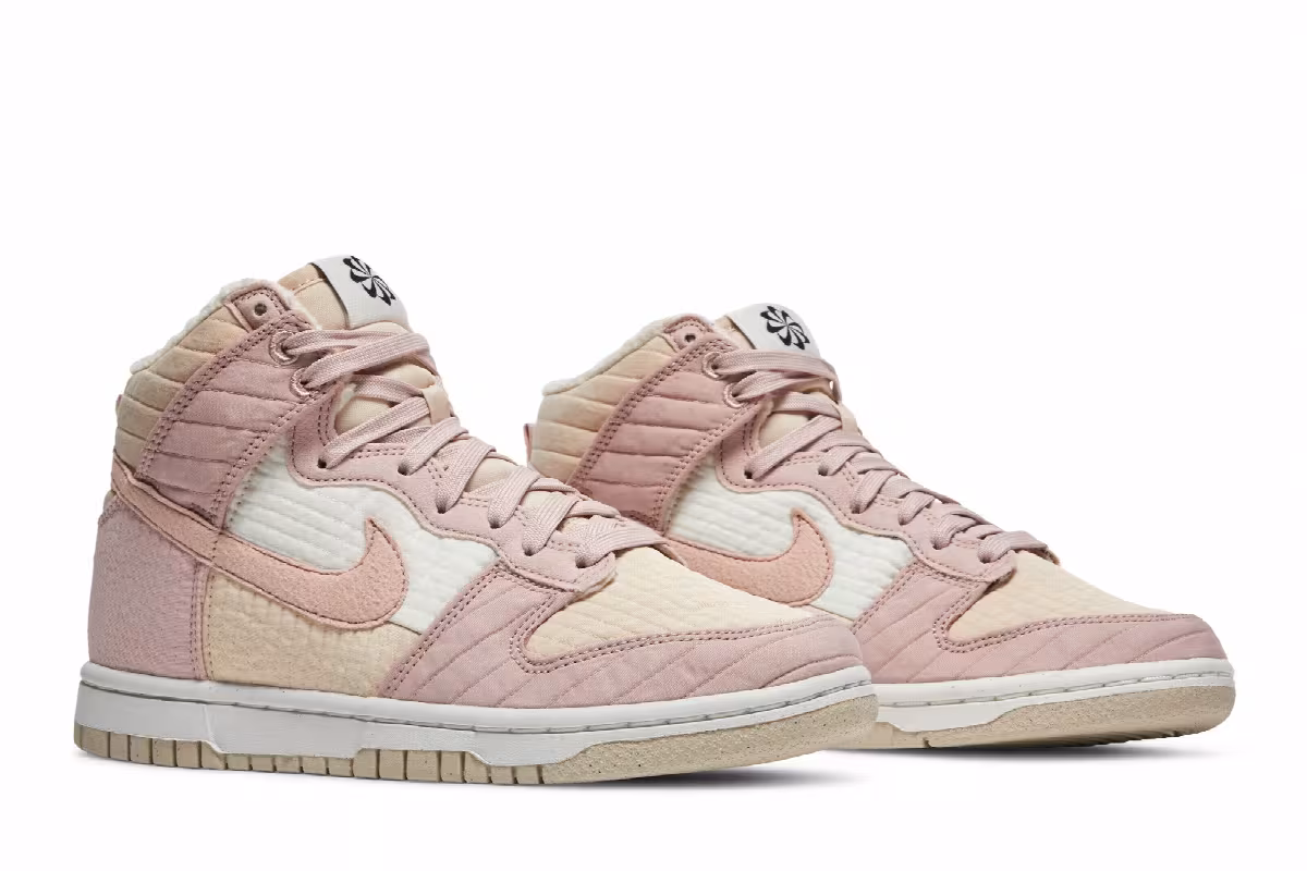 Nike Women's Dunk High LX Next Nature Toasty - Pink Oxford, view 9