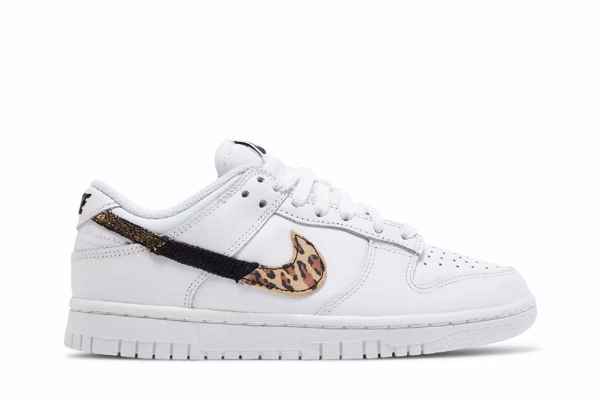 Nike Women's Dunk Low SE Primal White, view 2