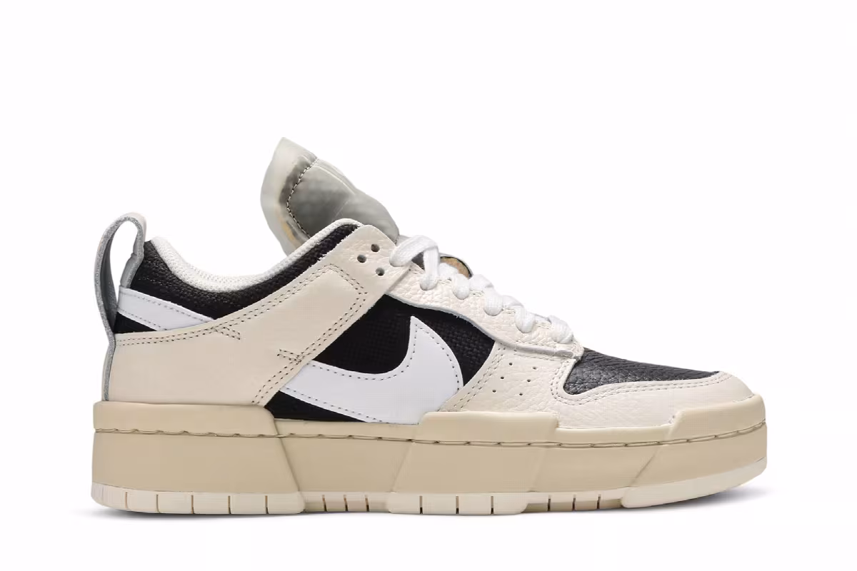 Nike Women's Dunk Low Disrupt Ivory Black, view 2