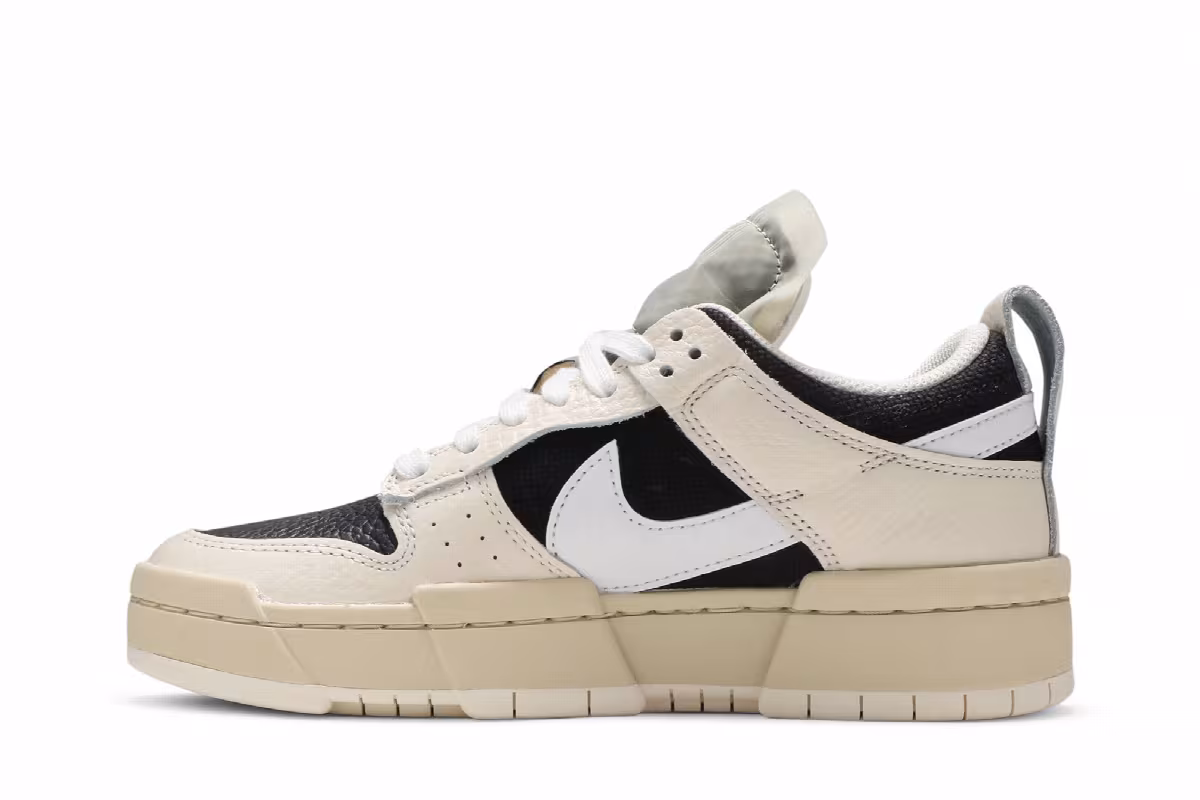 Nike Women's Dunk Low Disrupt Ivory Black, view 4