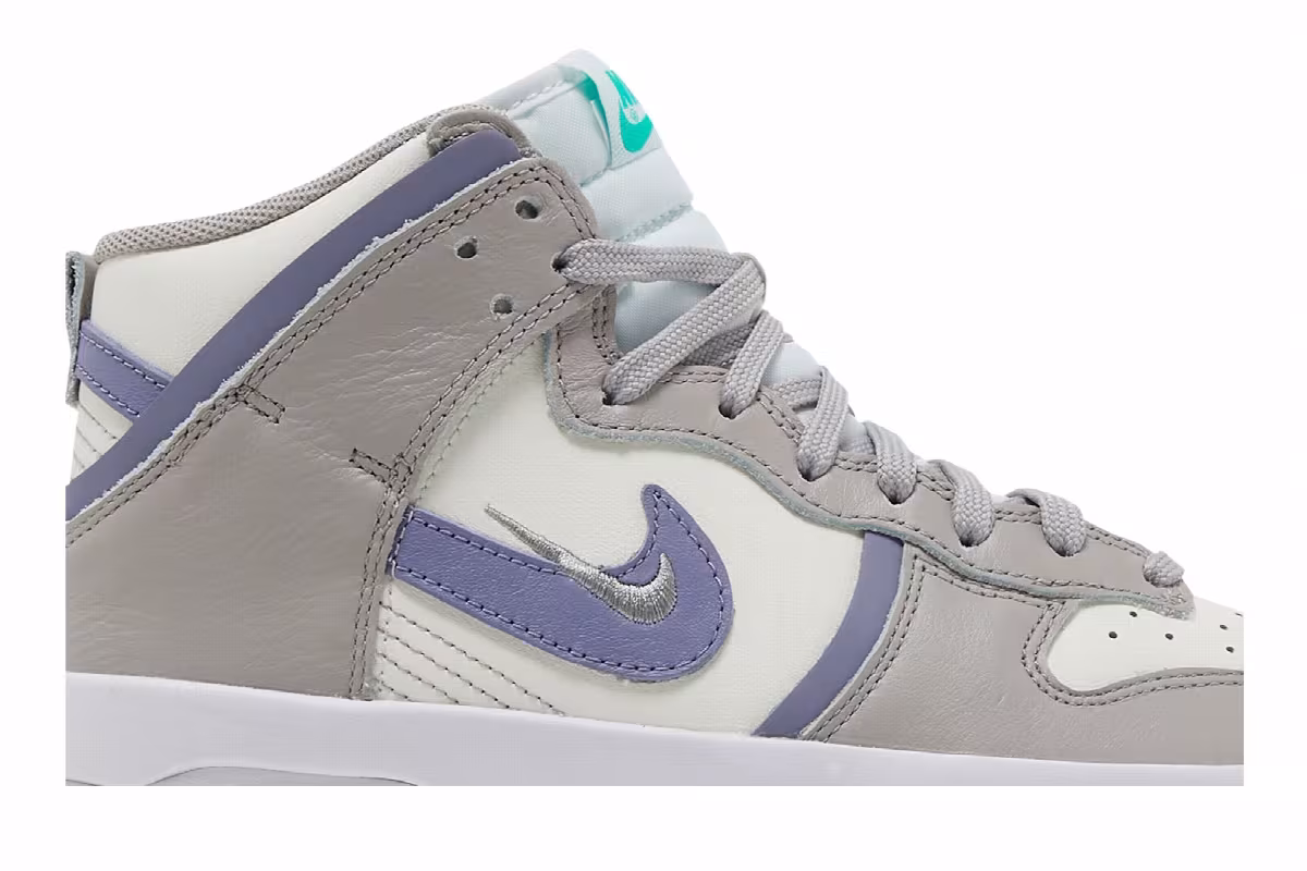 Nike Women's Dunk High Up Iron Purple, view 3