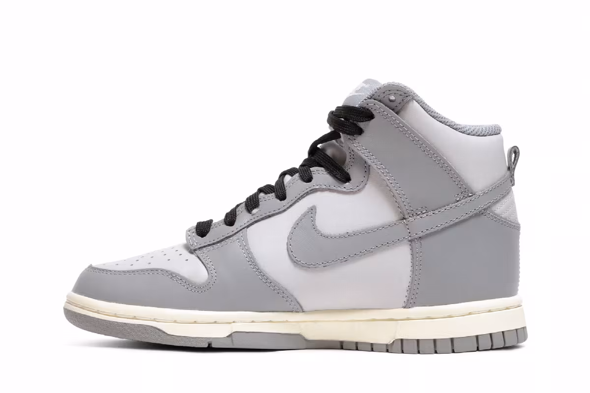 Nike Women's Dunk High Aged Grey, view 4