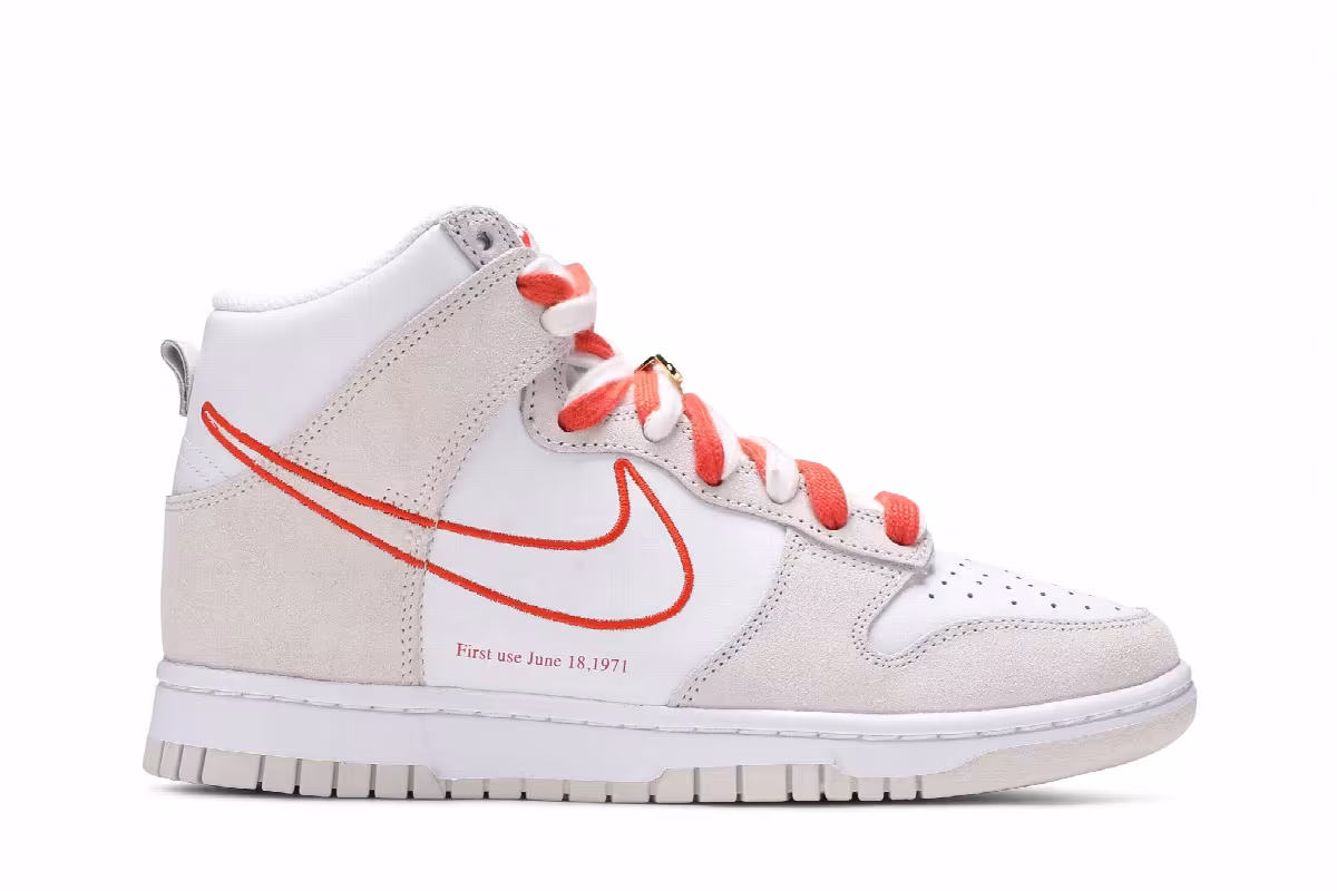 Nike Women's Dunk High SE First Use Pack - White Orange, view 2