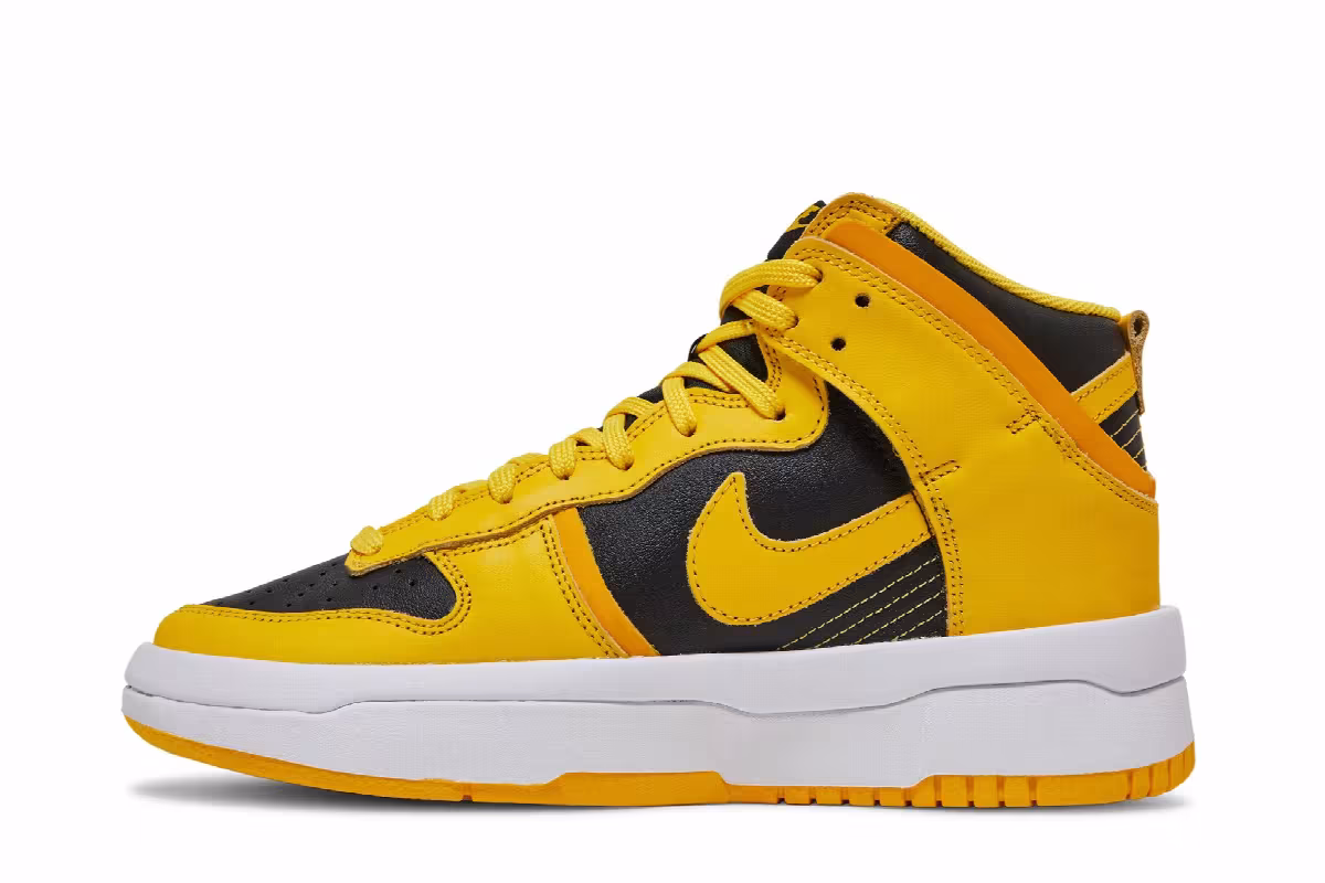 Nike Women's Dunk High Up Goldenrod, view 4
