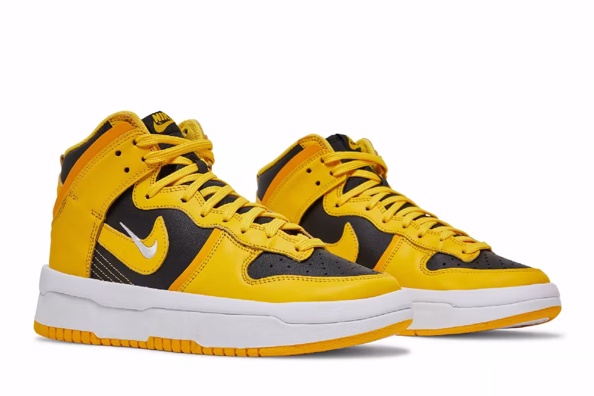 Nike Women's Dunk High Up Goldenrod, view 9