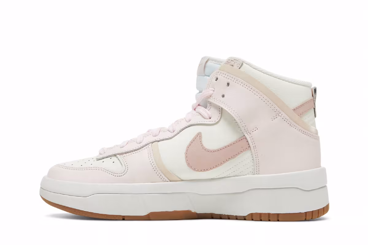 Nike Women's Dunk High Up Rebel Pink Oxford, view 4