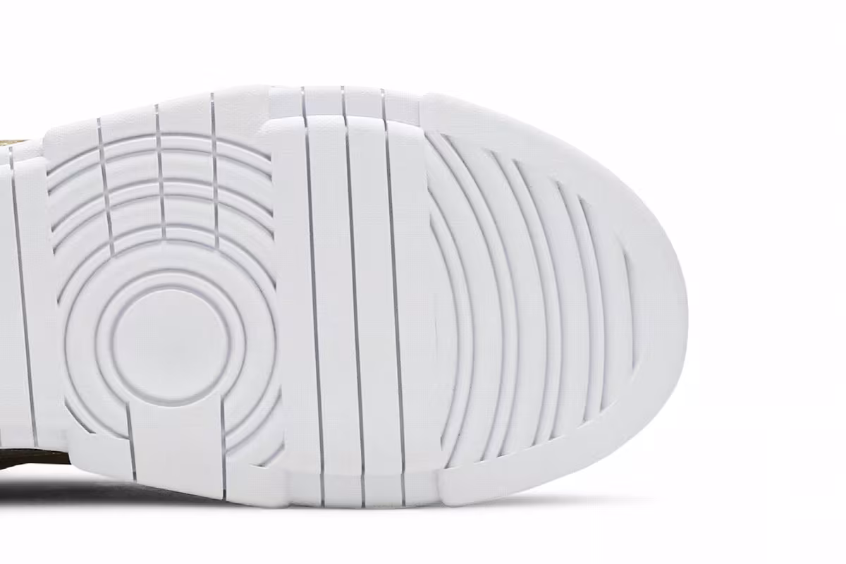 Nike Women's Dunk Low Disrupt White Metallic Gold, view 6
