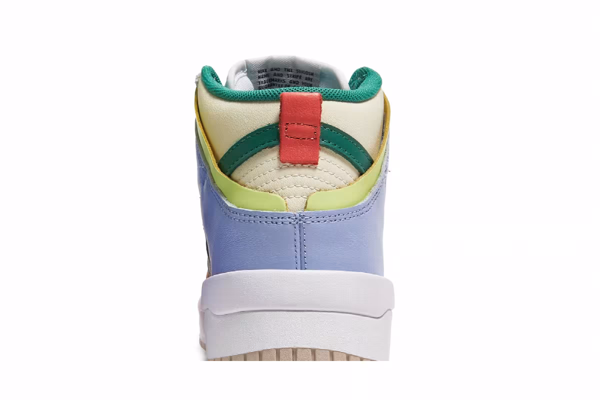 Nike Women's Dunk High Rebel Cashmere Coral, view 8