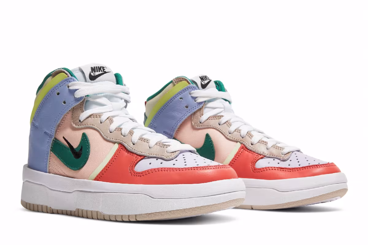 Nike Women's Dunk High Rebel Cashmere Coral, view 9