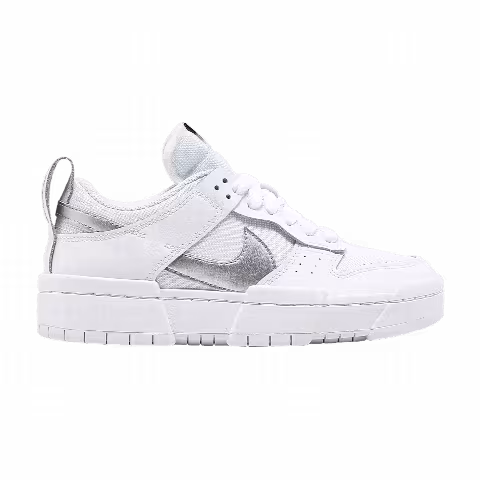 Nike Wmns Dunk Low Disrupt 'White Metallic Silver'