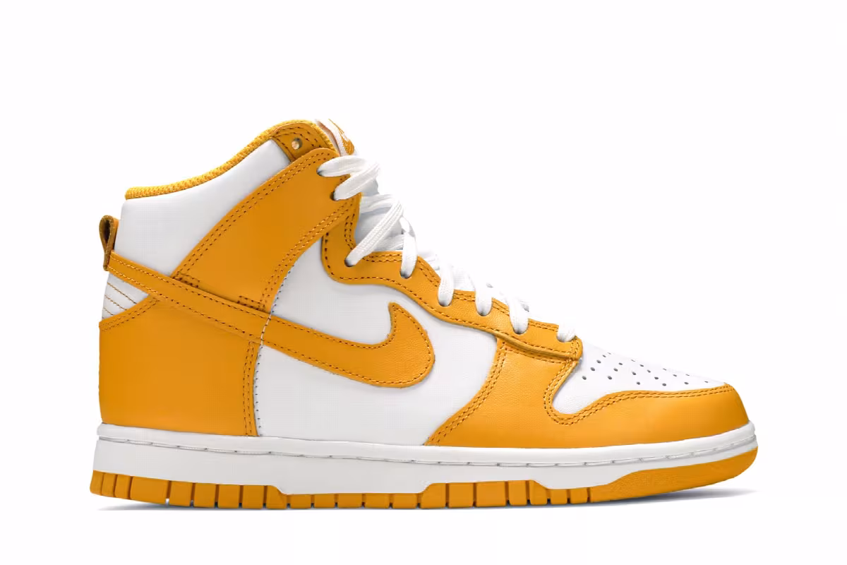 Nike Women's Dunk High Dark Sulfur, view 2