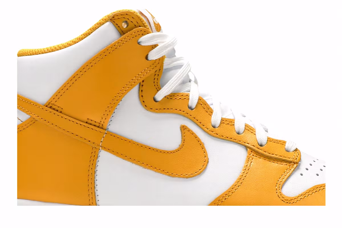 Nike Women's Dunk High Dark Sulfur, view 3