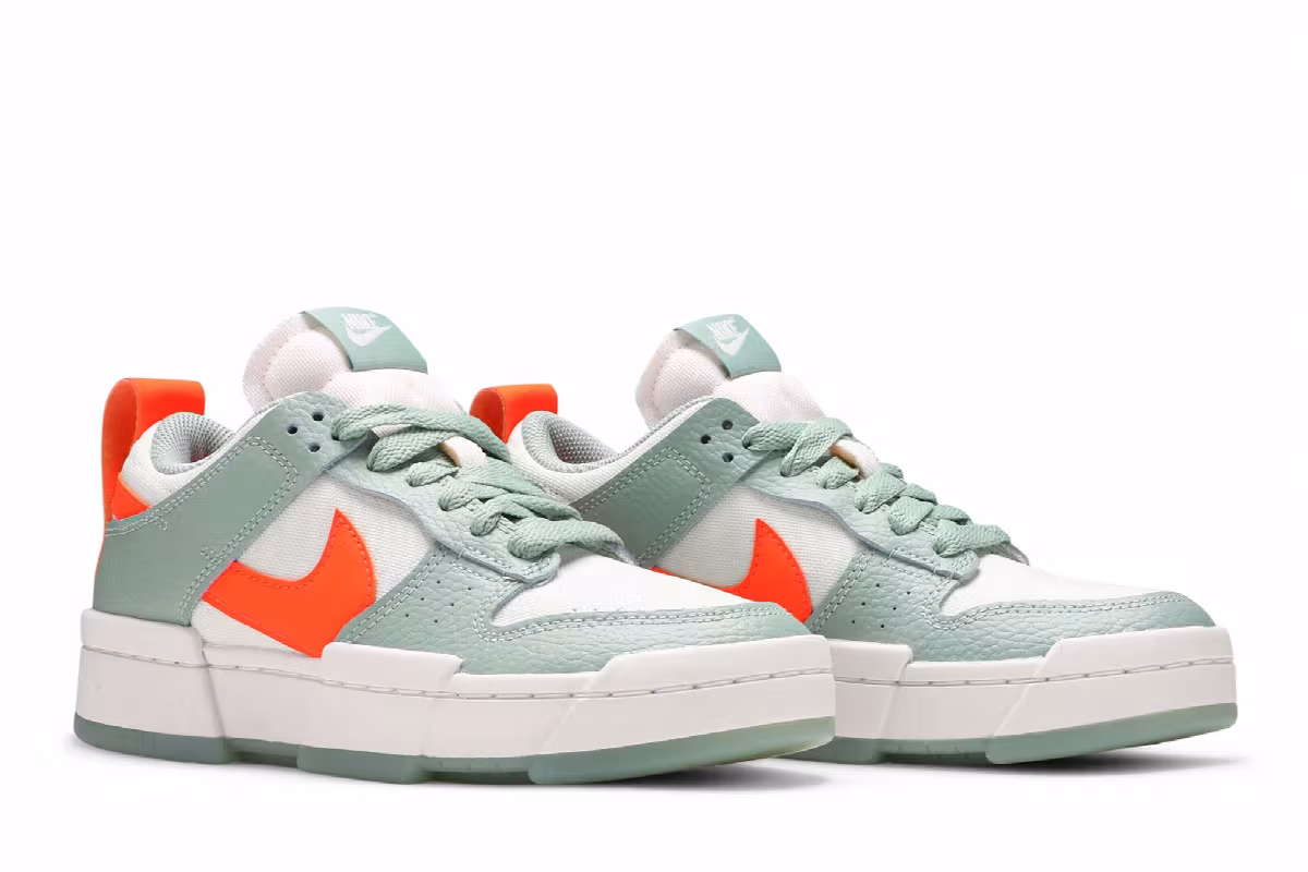 Nike Women's Dunk Low Disrupt Sea Glass Crimson, view 9