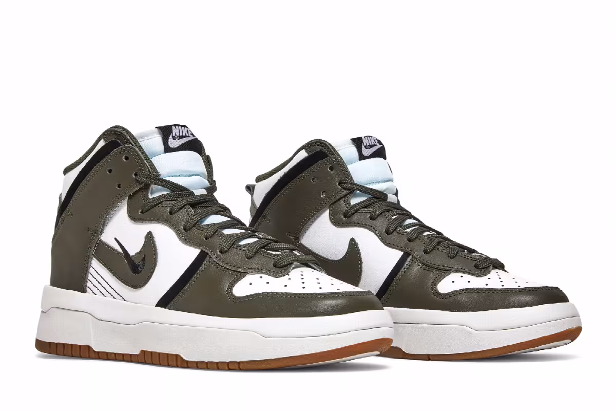 Nike Women's Dunk High Up Cargo Khaki, view 9