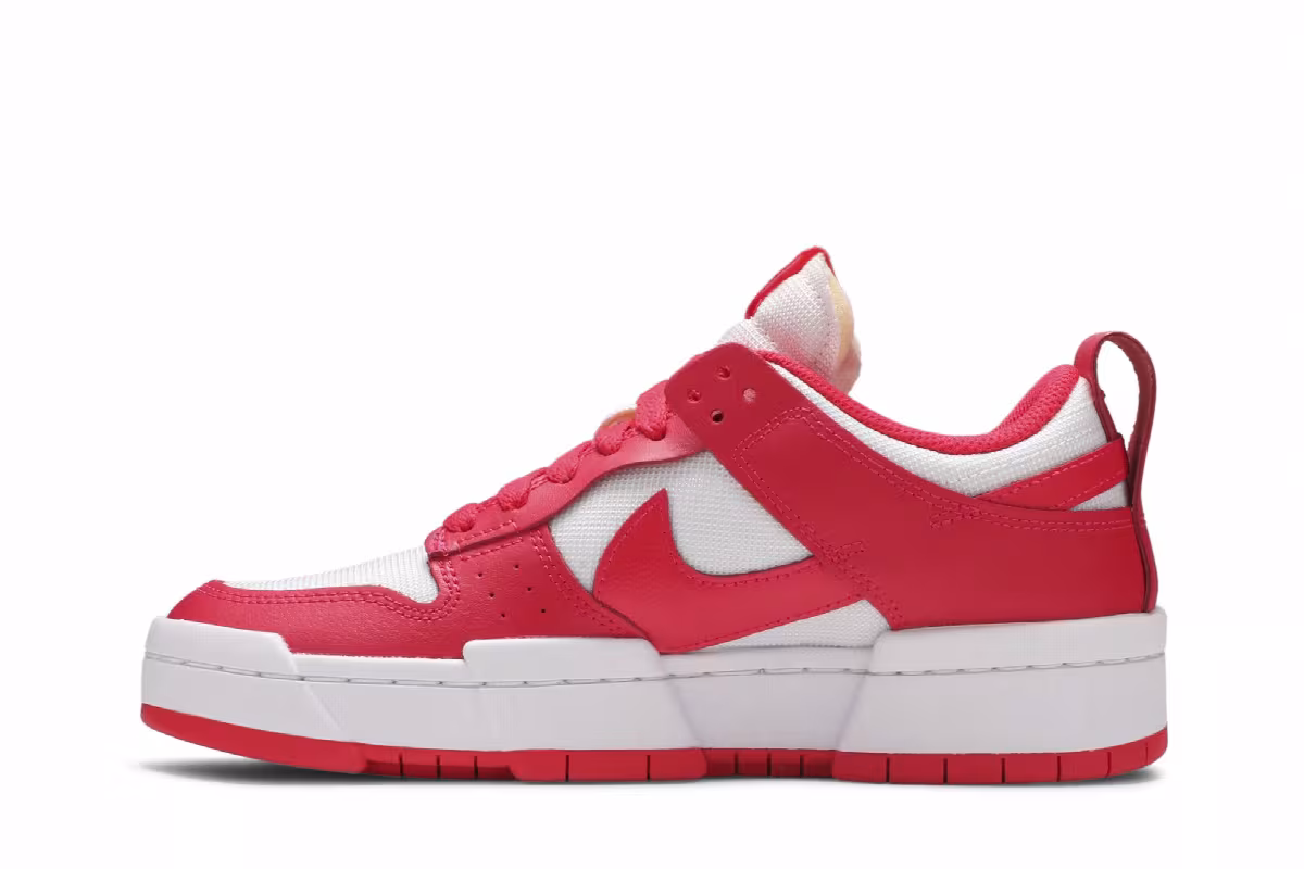 Nike Women's Dunk Low Disrupt Siren Red, view 4