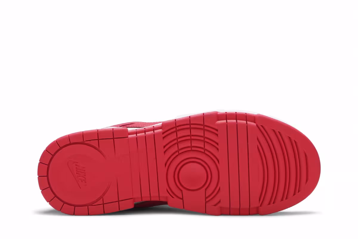 Nike Women's Dunk Low Disrupt Siren Red, view 5