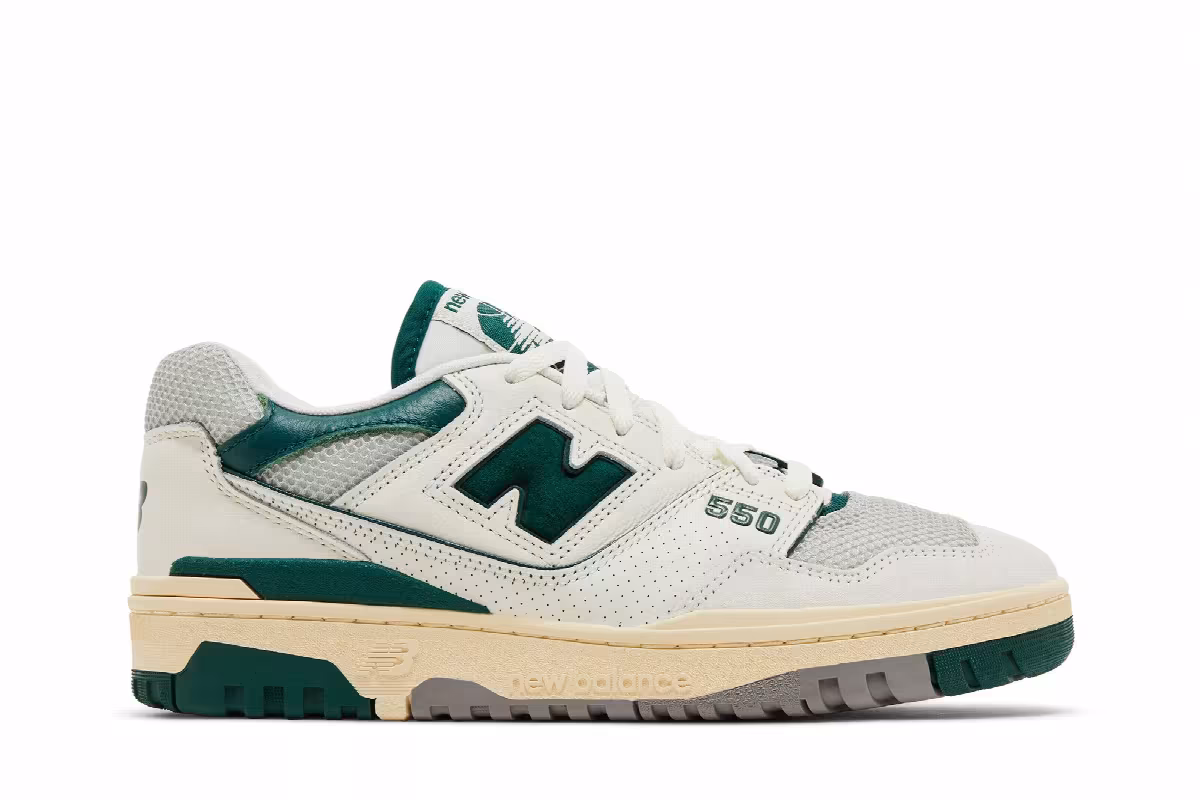 New Balance 550 Sea Salt Pack - Marsh Green, view 2