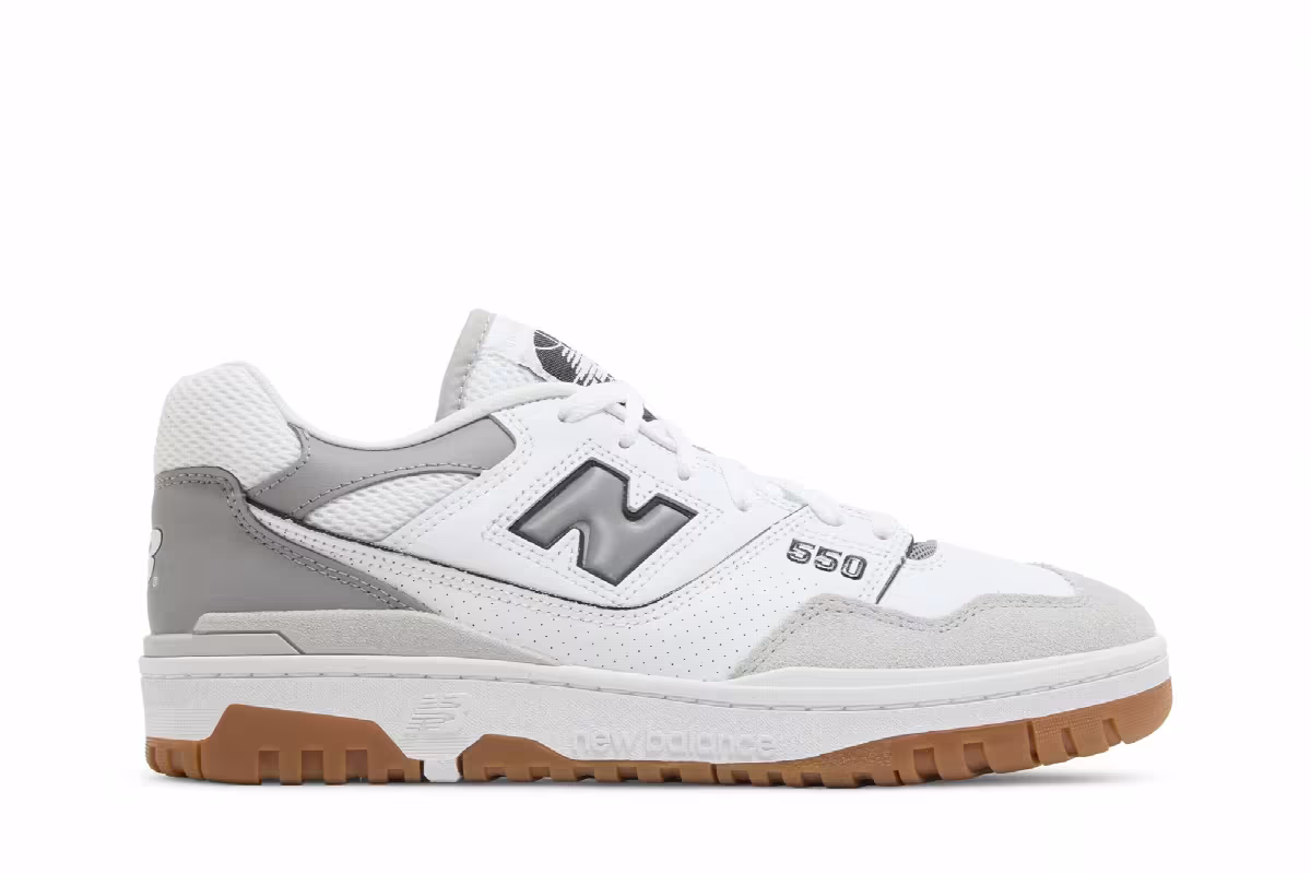 New Balance 550 White Slate Grey, view 2