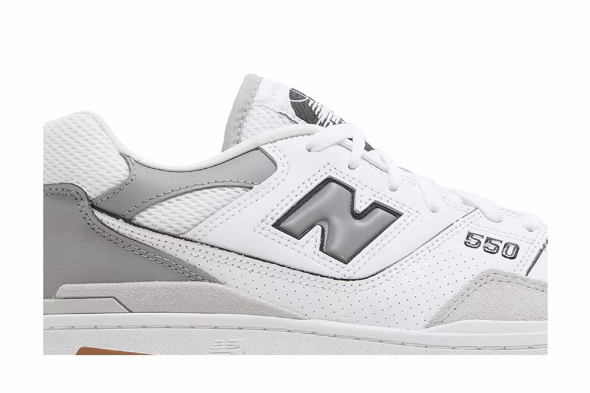New Balance 550 White Slate Grey, view 3