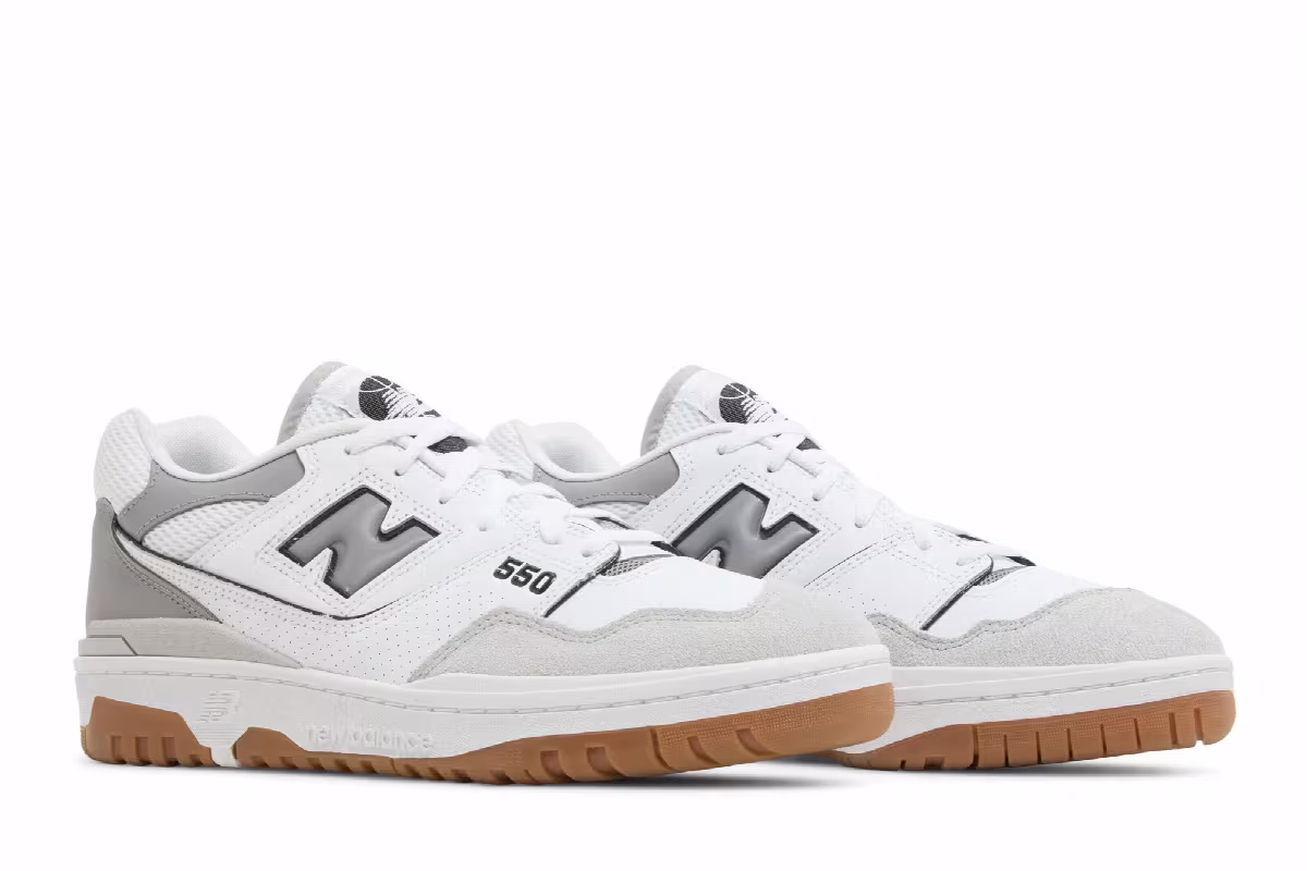 New Balance 550 White Slate Grey, view 9