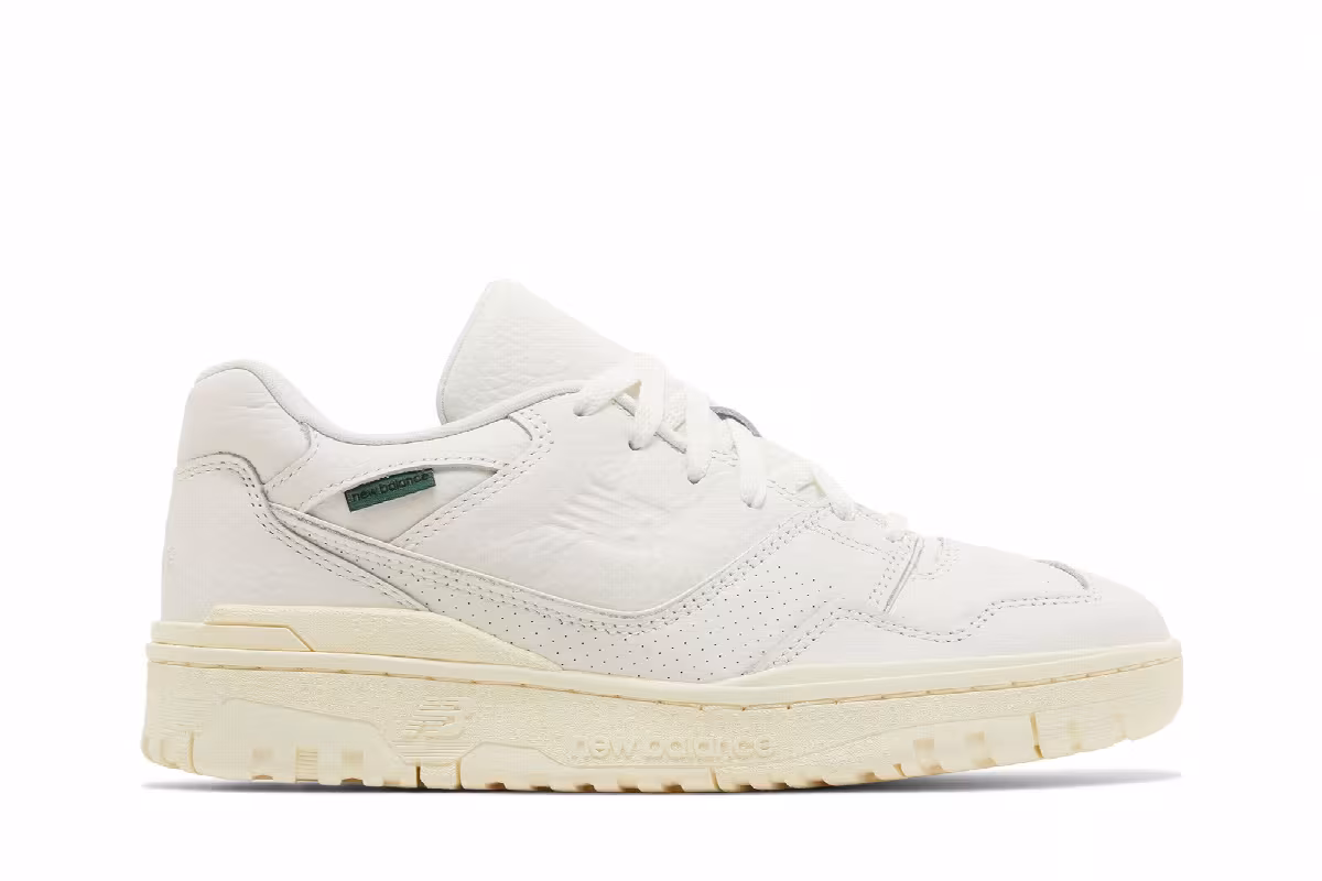 New Balance 550 Sea Salt Nightwatch Green, view 2