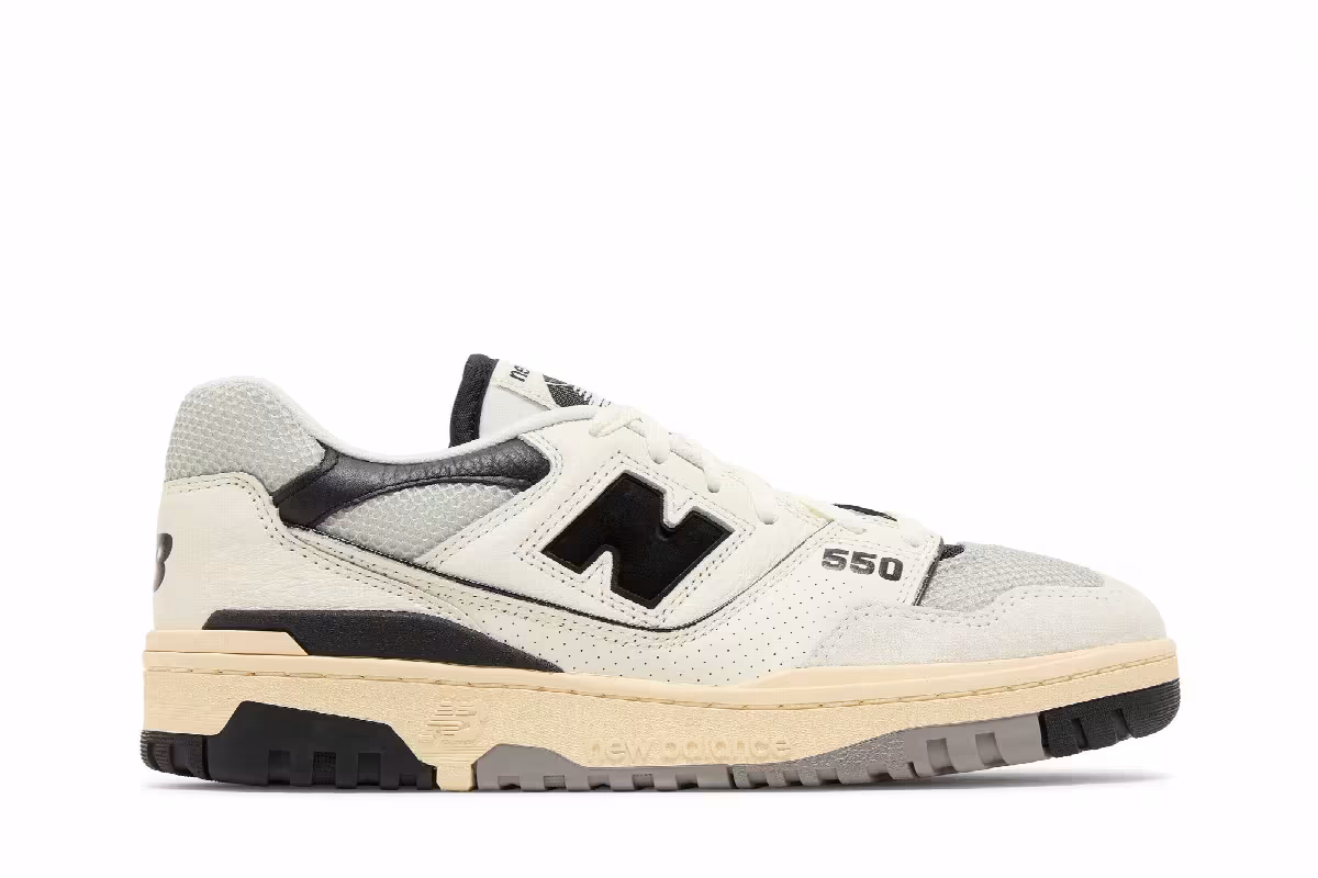 New Balance 550 Sea Salt Pack - Black, view 2