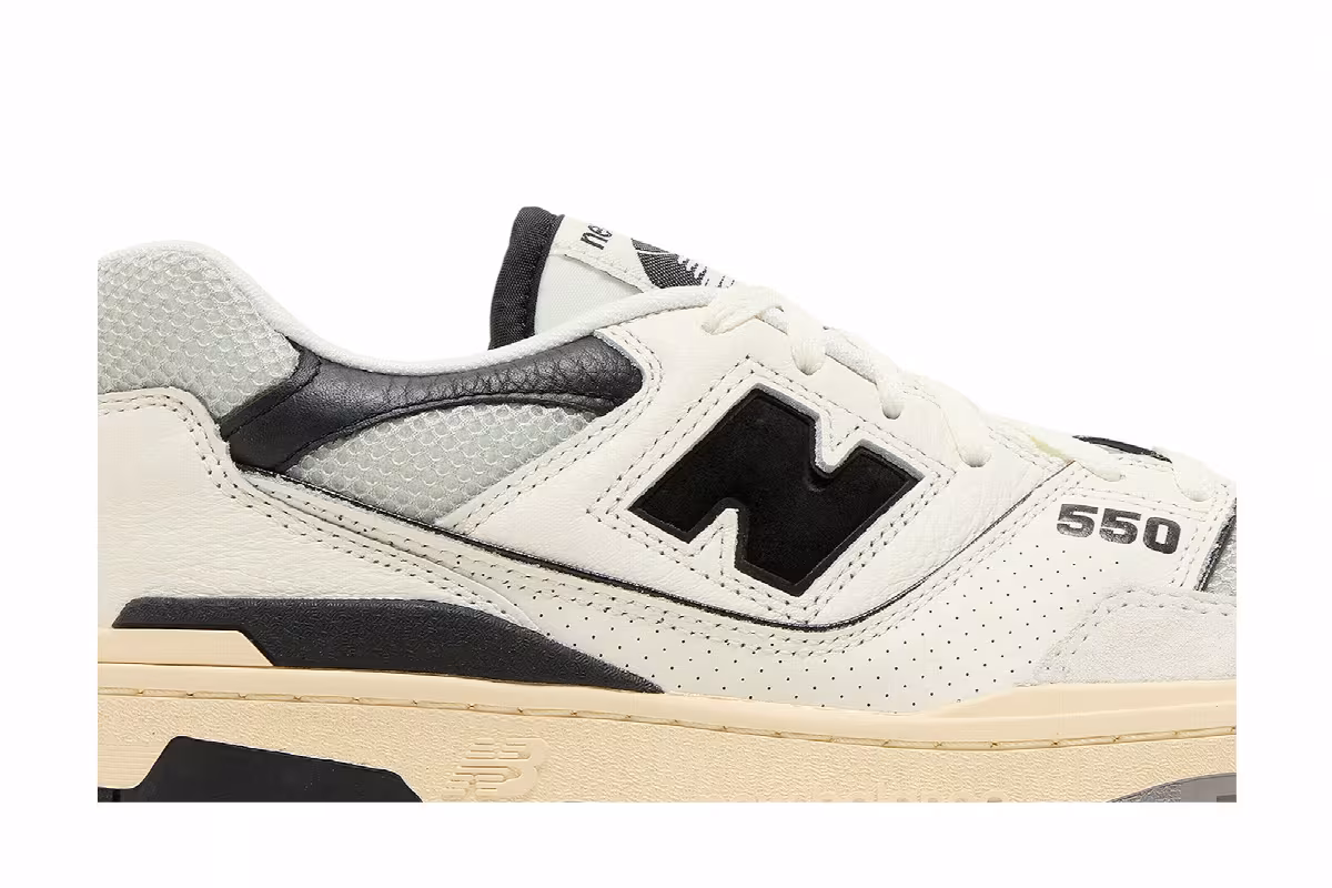 New Balance 550 Sea Salt Pack - Black, view 3