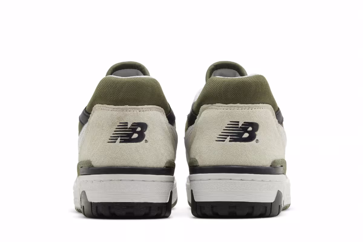 New Balance 550 White Dark Olivine, view 7