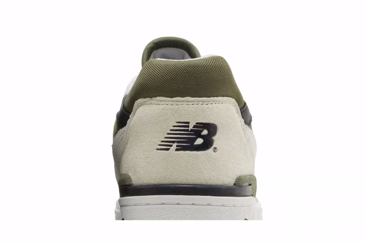 New Balance 550 White Dark Olivine, view 8