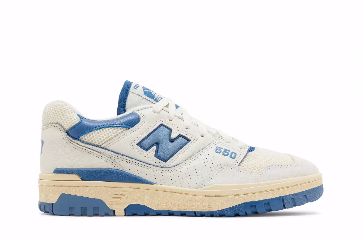 New Balance Men's 550 Sea Salt Pack - Blue Agate, view 2