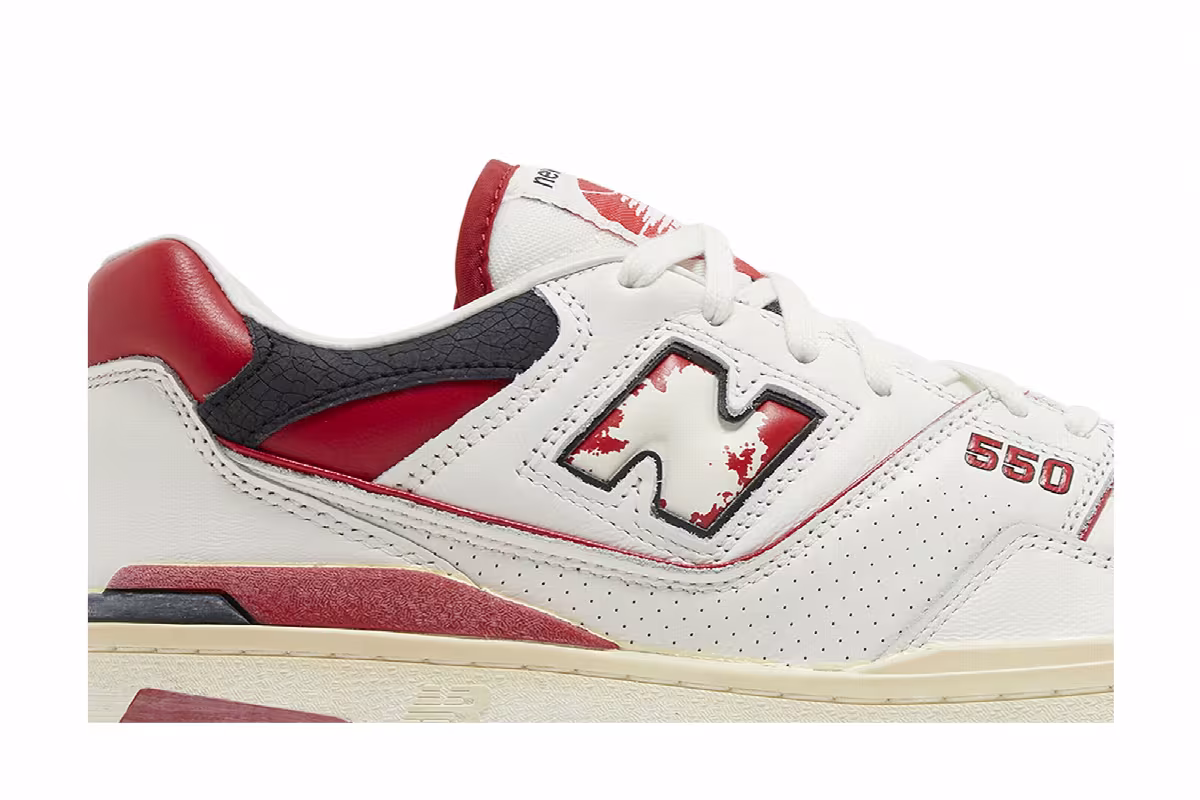 New Balance 550 Vintage Pack - Red, view 3