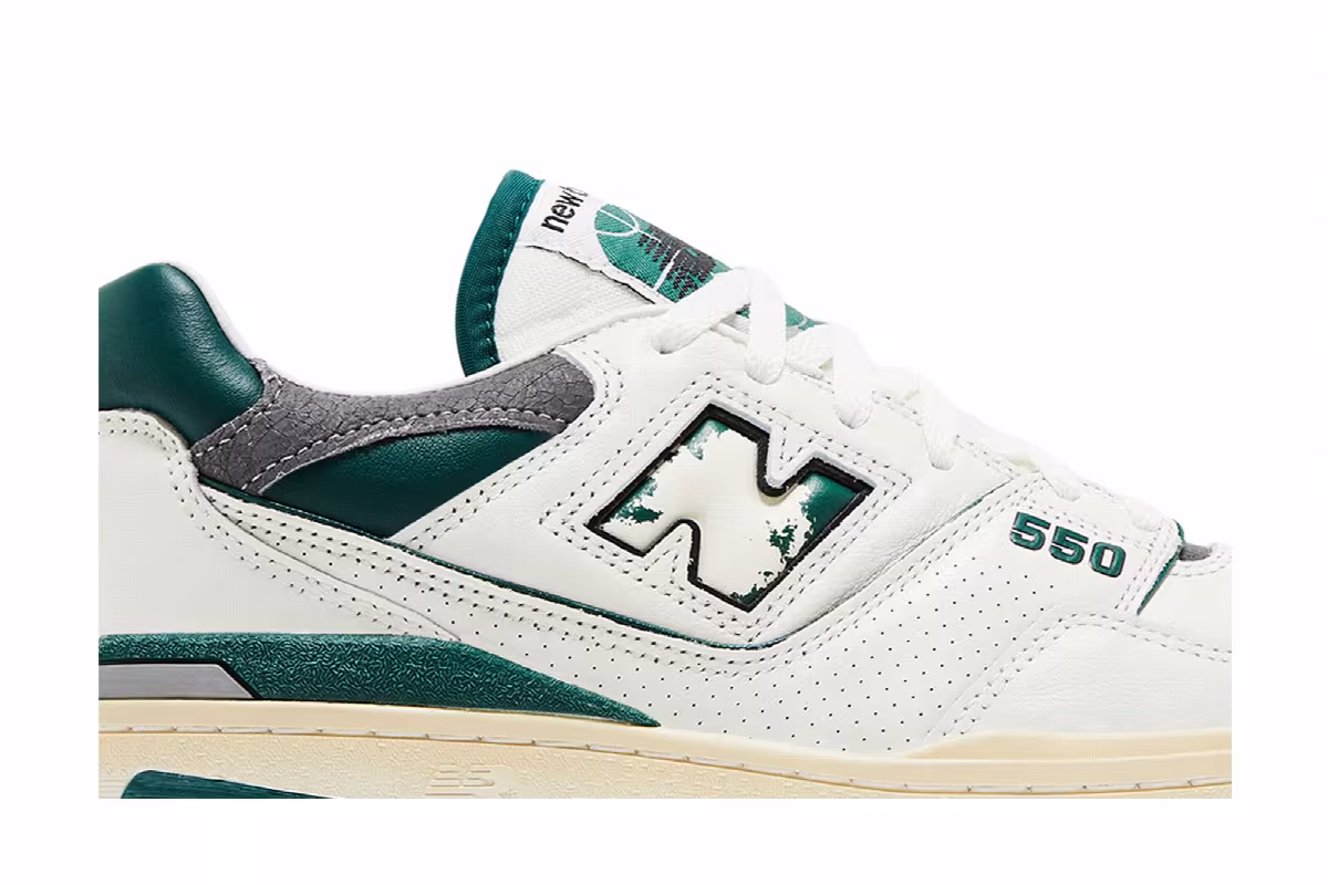 New Balance 550 Vintage Pack - Marsh Green, view 3