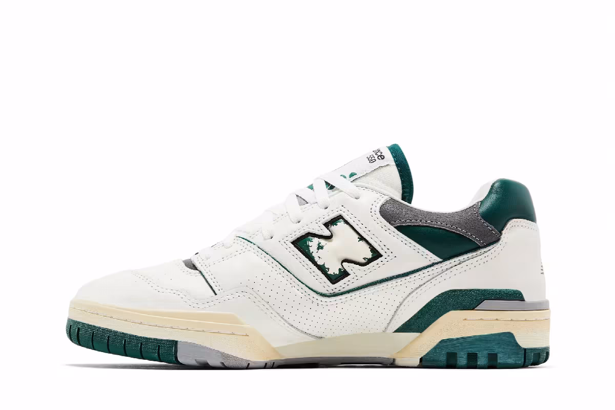 New Balance 550 Vintage Pack - Marsh Green, view 4