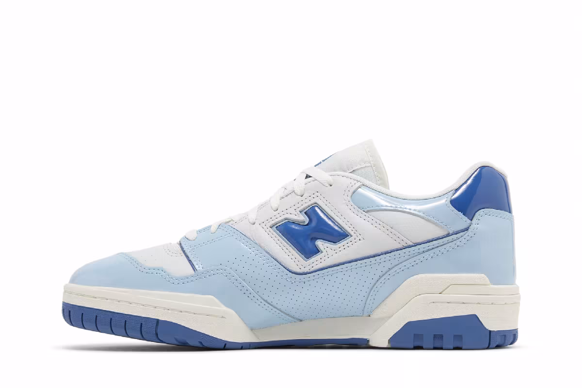New Balance 550 Patent Leather Pack - Chrome Blue, view 4