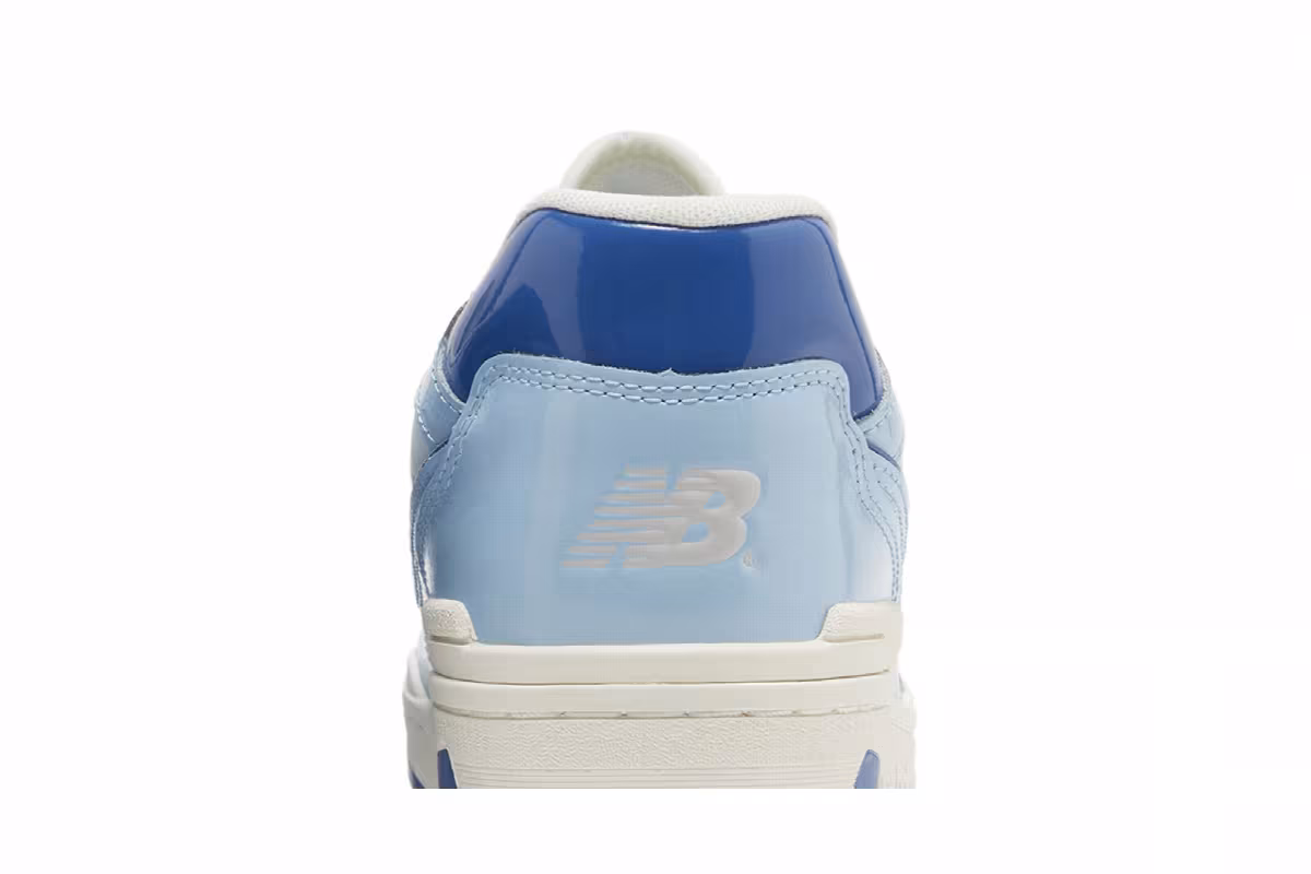 New Balance 550 Patent Leather Pack - Chrome Blue, view 8