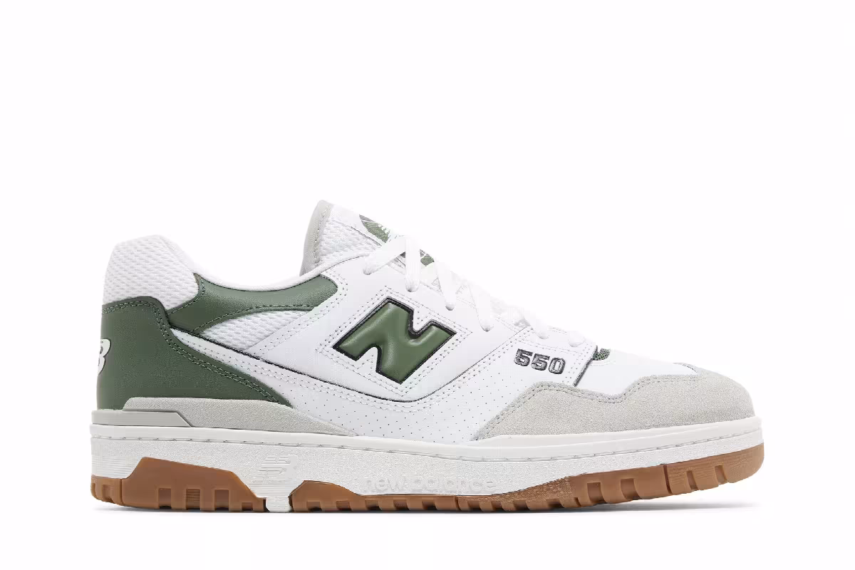New Balance 550 White Nori, view 2